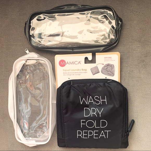 MIAMICA Bags Gymtravel Accessories Miamica Travel Laundry Bag 2